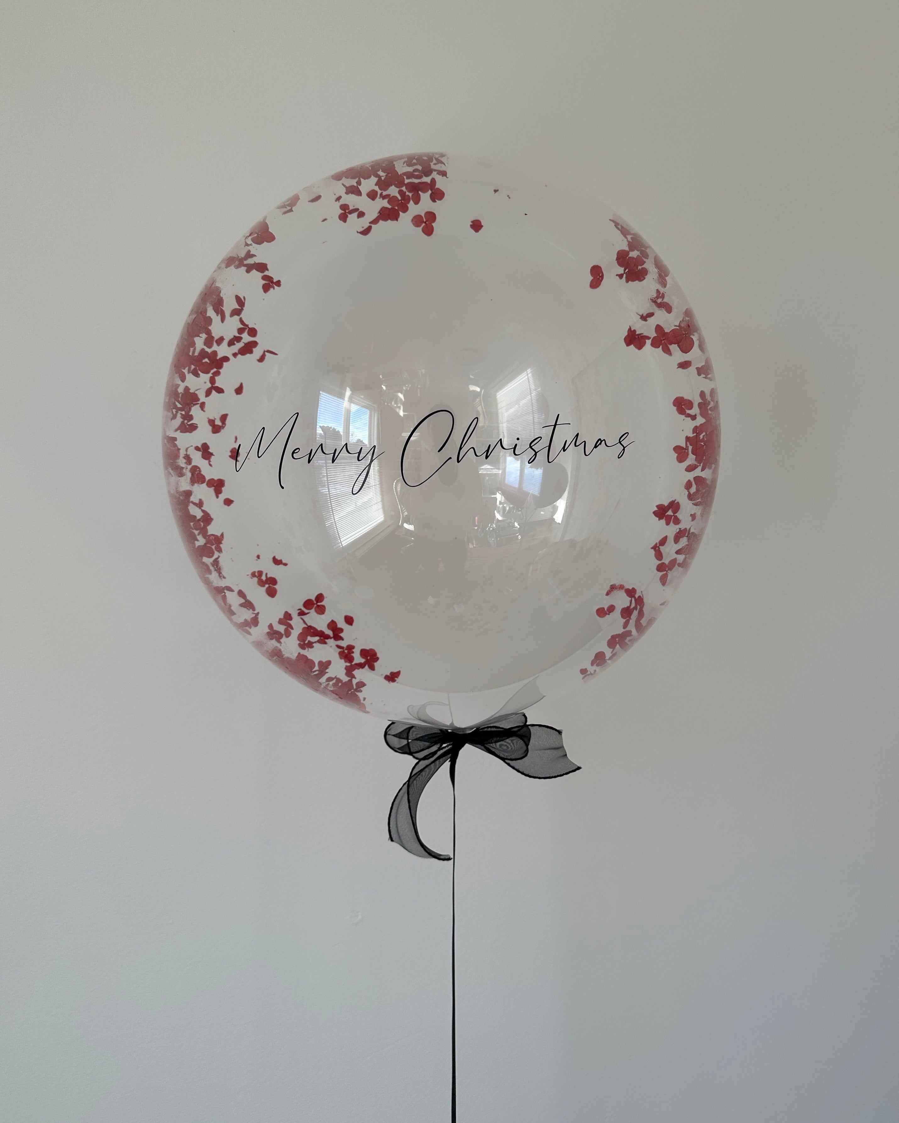 Bubble Balloon - Dried Hydrangeas (Unbalanced)