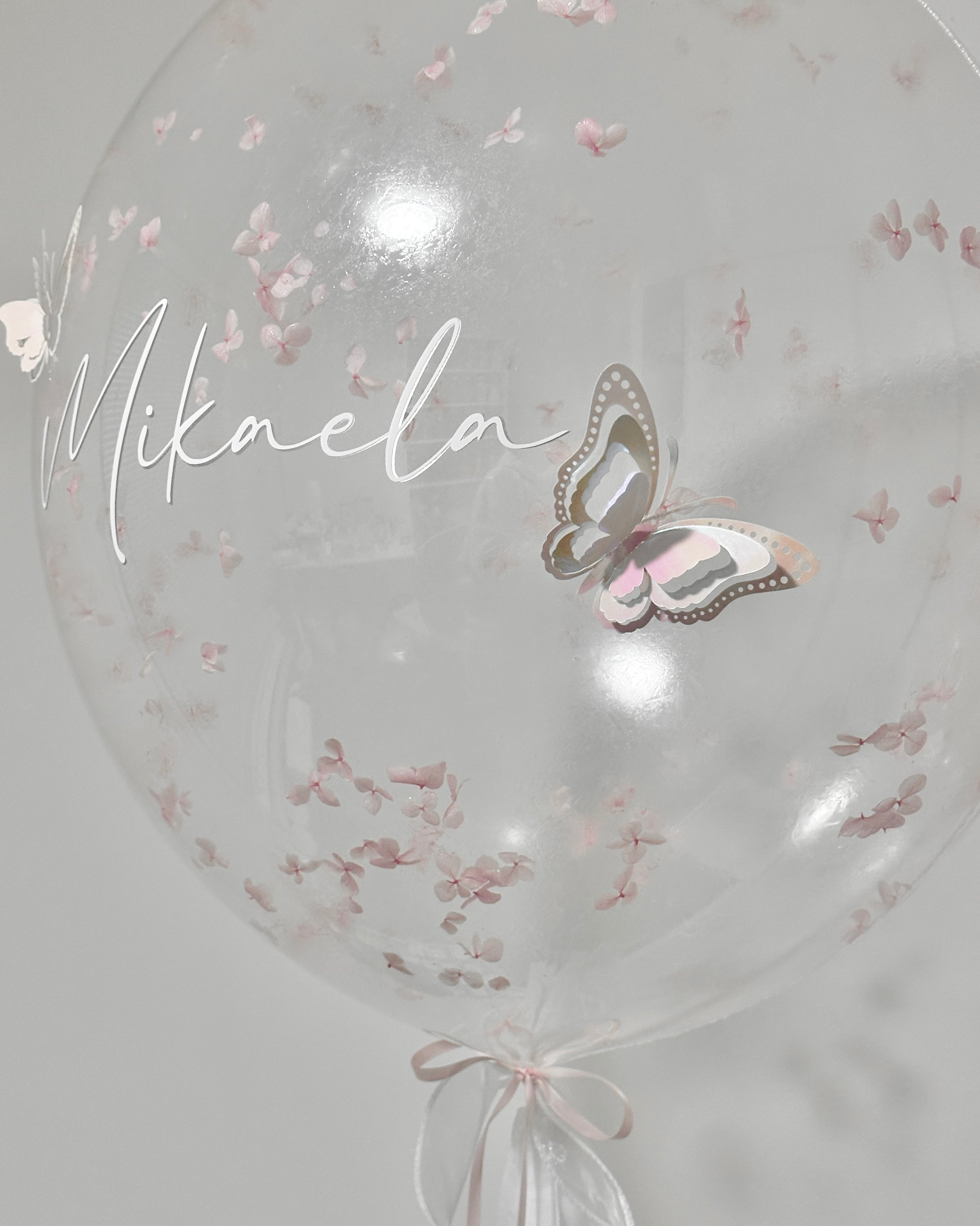 Bubble Balloon - Dried Hydrangeas (all around)