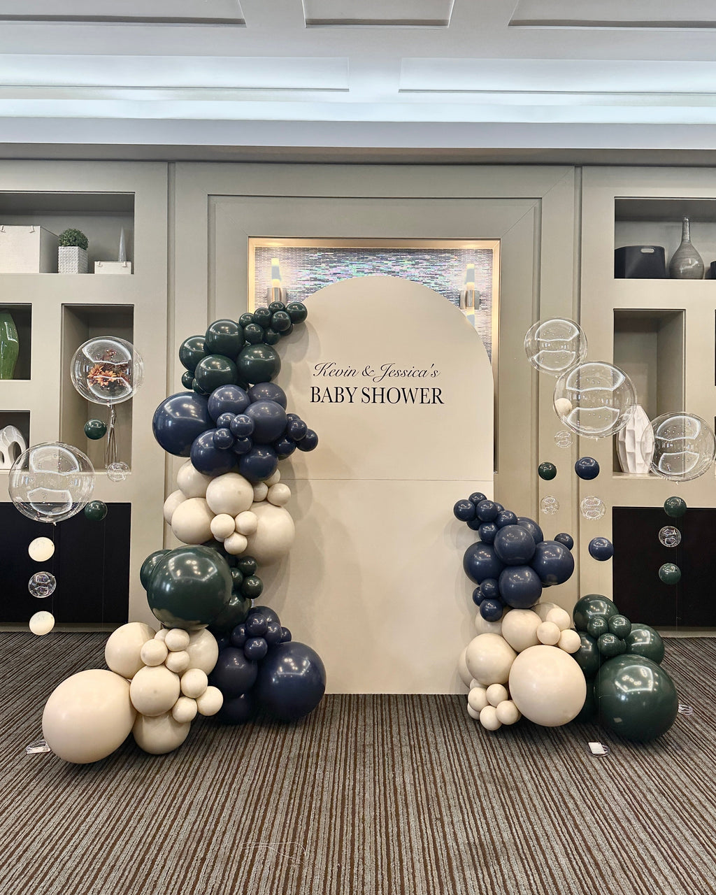 Bear Themed | Navy Green Beige