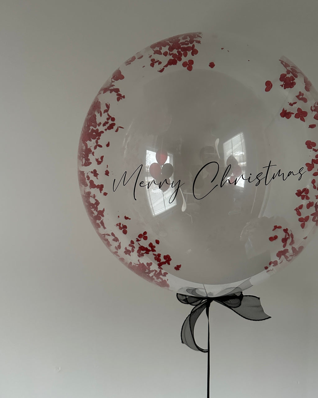 Bubble Balloon - Dried Hydrangeas (Unbalanced)