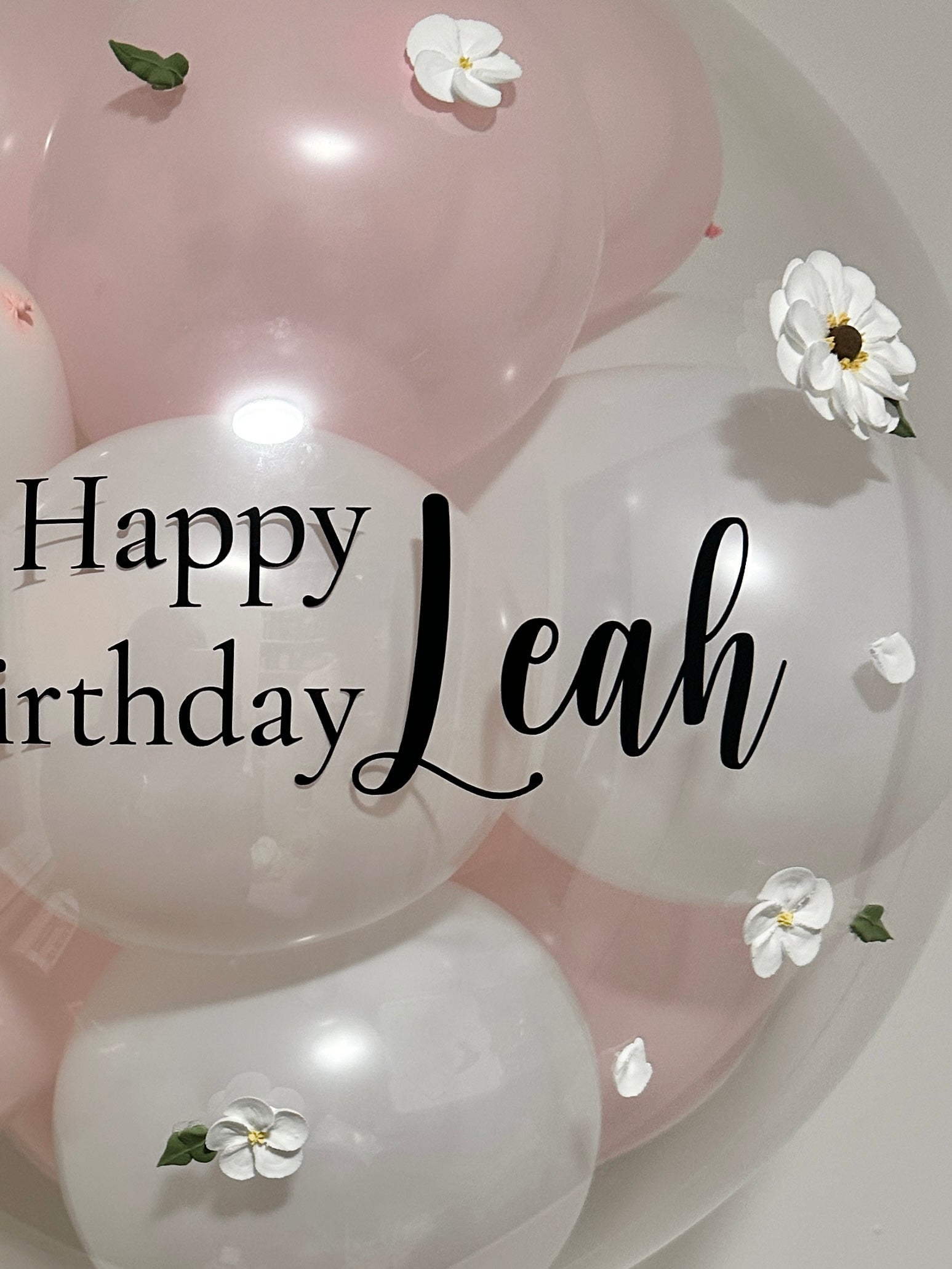 Bubble Balloon - Mini Bubble | Pink & White Mix | Clay Art